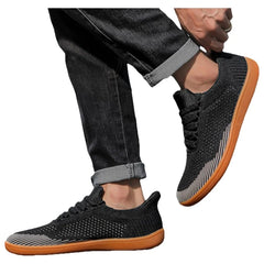 Threebooy New Large Size Wide Palm Fly Knit Couple Style Hiking Cycling Shoes Breathable Comfortable Running Shoes for Men And Women
