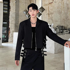 Threebooy Men's Belted Dapper 2-Piece Set