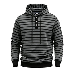 Threebooy Men's Autumn Winter Plu Sweatirt Casual Hoodie Youth Faion Color Thiened Hooded Sweatirt for Leisure