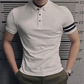 Threebooy Brand Clothing Men Are of High Quality in Summer Slim Fit Short Sleeve POLO shirts/Male Pure Color Business POLO shirts 4XL