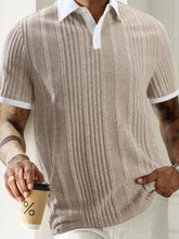 Threebooy Men's Summer Casual Fashion Polo Shirt is Versatile and Suitable for Any Occasion with Lightweight and Breathable Fabric