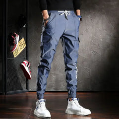 Threebooy Men's Cargo Pants Slacks Fashion Y2k Hip Hop Hiking Street Summer Outdoor Cheapest Stacked Joggers Cotton Emo Trousers Man