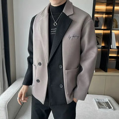 Threebooy Men's Overcoat Jackets Casual Male Coats Short Windbreaker Aesthetic Fast Delvery Deals Korean Reviews Many Vintage Harajuku Y2k