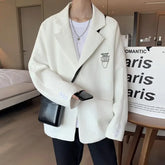 Threebooy Party Men's Suit Jackets Oversize Plus Big Size Male Blazer Coat Single Breasted Clothing Fashion Elegant Premium