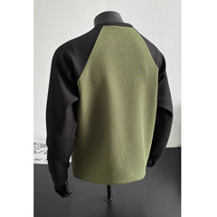 Threebooy Mens Long Sleeve T Shirts Casual Round Neck Cotton Moisture Wicking Tees Tanks Patchwork Undershirts Loose Fit Tshirts for Men