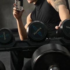 Threebooy Bodybuilding Gym Sleeveless Vests Workout Sexy Men Tight Singlet Fitness Muscle Sports Sweatshirt Mock Neck Tank Top Mens