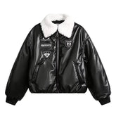 Threebooy 90s Streetwear New Winter Cotton Coat Cotton Jacket Thickened Warm Bread Jacket Sports Leisure Jacket