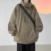 Threebooy Men Spring Jackets Men's Korean Style Clothes for Men Original Clothing Men's Coats Models 2024 Loose Fitting Harajuku Popular