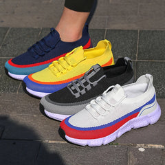 Threebooy New Summer Soft Sole Running Shoes Women Mesh Breathable Casual Shoes Comfortable Fashion Multifunctional Outdoor Sports Shoes