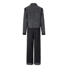 Threebooy Men's Cozy Wool 2-Piece Set
