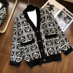 Threebooy Coats Fleeced Knit Cardigan Man Long Sleeve Knitwear Warm Streetwear Clothing Deals Cashmere Original Open Sweater for Men