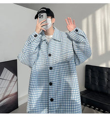 Threebooy Men's Clothing Men's Korean Style Clothes Outerwear Harajuku Loose Fitting Spring Jackets Popular Coats Models 2024 Original