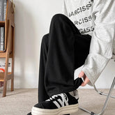 Threebooy Men's Summer Thin Breathable New Style Cotton Linen Wide-leg Casual Trousers Trendy Brand