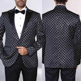 Threebooy Elegant Men's Suit 2 Pieces Blazer Pant One Button Peaked Lapel Special Business Banquet Party trajes para hombre
