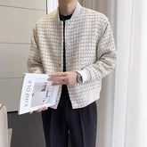 Threebooy Men's Jackets Solid Color Trendy Slim Fit Cheap Clothes Offer Vintage Male Coats Korean Reviews Many High Quality Stylish Y2k