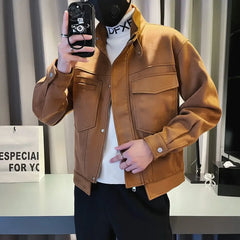 Threebooy Male Coats Solid Color Winter Sales Of Slim Fit Casual Men's Jackets Deals Harajuku Korean Reviews Many High Quality New In Y2k