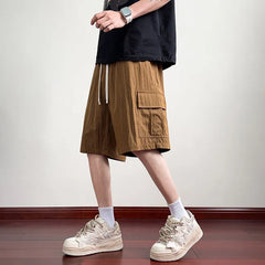 Threebooy Summer New Gym Fitness Shorts Men Sports Training Running Jogging Casual Men's Shorts Elastic Workout Bottoms