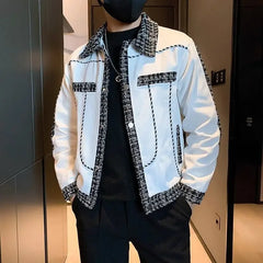 Threebooy Coats Casual Spring Autumn Men's Jackets Original Brands Deals Clothing Fashion Harajuku Korean