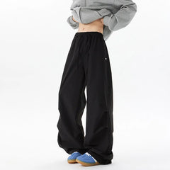 Threebooy New Spring Men Pants Casual Loose Wide Leg Trousers fashion Comfort Fit Floor Sweeping Long Drop Pants Relaxed Streetwear