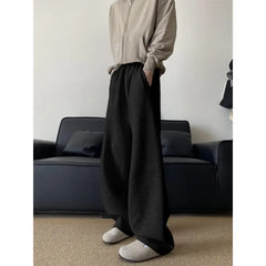 Threebooy Spring NEW Loose Casual pants man Solid baggy trousers Unisex Wide leg pants Fashion trend youth skateboard pants male