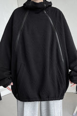 Threebooy Oversize Sweatshirts for Men Zip Up Hoodies Men's Spring Clothes Hoodie Sweatshirt Male Embossing Man Original Brands Clothing