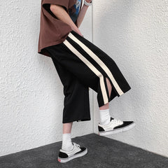 Threebooy Sport Trousers Big Size New in Cropped Pants Jogger Man High Quality Brands Baggy Men Casual Harem Straight Men's Clothing