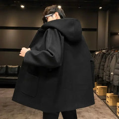 Threebooy Solid Color Slim Fit Male Coats Trendy High Quality Y2k Luxury Designer New In Men's Hoodie Jackets