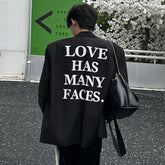 Threebooy Men's Love Has Many Faces Blazer