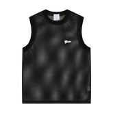 Threebooy Summer Hollow Tank Tops Men Streetwear Hip Hop Sport Vests Harajuku Fashion Loose Casual Tees Tops Sleeveless T-shirts Male