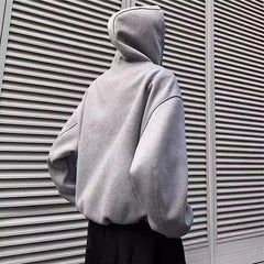 Threebooy Autumn Casual Zipper Long Sleeve Turtleneck Hoodies For Men New in High Street Fashion Hooded Sweatshirts Y2K Vintage Jackets