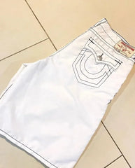 Threebooy American Hiphop Wide Leg Denim Shorts Men and Women Models Straight Loose High Street Pants Summer Y2k Cargo Shorts Men Pants