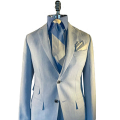 Threebooy Men's Suit 2 Pieces Blazer Pants Bow Collar Single Breasted Buckle Business Work Wear Wedding Prom