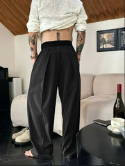 Threebooy Autumn and Winter Large Size Men's Versatile Casual Pants Outdoor Sports Casual Pants Versatile Casual Pants Suitable for Various Occasions Long Pants