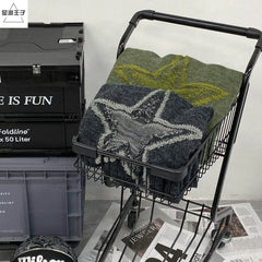 American High Street Retro Men and Women Rascal Handsome Hooded Knitted Sweater Couple Trendy Lazy Style Harajuku Top y2k