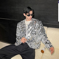 Threebooy New Fashion Ink Splash Hole Ripped Straight Men Baggy Trousers Chic Vintage Hip Hop Denim For Teens