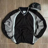 Threebooy Streetwear Y2K Harajuku Hip Hop V Neck Embroidered Letters Long Sleeved Sportswear Men Women Punk Gothic Casual Sportswear Tops