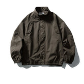 Threebooy Vintage Splicing Cargo Jackets Mens Streetwear Punk Y2k Casual Coats Harajuku Loose Hip Hop Japan Style Jackets Male