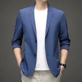 Threebooy Summer Slim-Fit Casual Suit Jacket for Fashion-Forward Style - Thin for Summer,UV protection