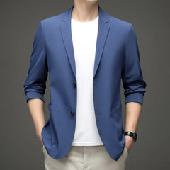 Threebooy Summer Slim-Fit Casual Suit Jacket for Fashion-Forward Style - Thin for Summer,UV protection