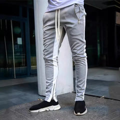 Threebooy Spring New Men's Fashion Leisure Sports and Fitness Pants Fashion Hip Hop Jogging Pants Streetwear Elastic Sports Pants