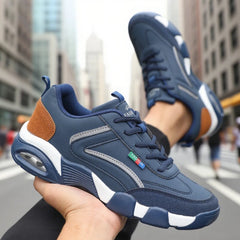 Threebooy Men's Sneakers Spring Autumn Comfortable Non-slip Fashion Running Shoes Outdoor Shock-absorbing Hiking Shoes Tenis Men Trainer