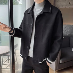 Threebooy Men's Wool & Blends Jackets New In Male Coats Spring Autumn Original Brands Joker Stylish Fast Delvery Casual Cold Y2k Aesthetic