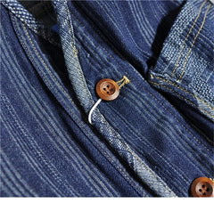 Threebooy Vintage Blue Denim Vest Jackets Men Streetwear Sleeveless Cargo Coats Harajuku Multiple Pockets Loose Casual Jeans Vests Male