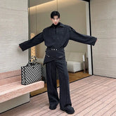 Threebooy Men's Noir Elite Denim 2-Piece Set