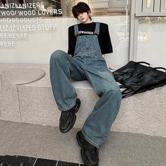 Threebooy Men's Icon Denim Overalls