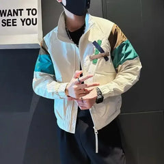 Threebooy Male Coats Casual Slim Fit Trendy Cold Joker Men's Jackets Korean Reviews Many Aesthetic Harajuku Cheap Sale Fast Delvery Y2k