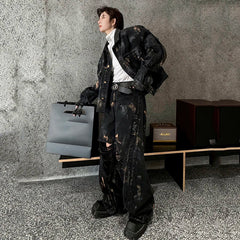 Threebooy Men's Midnight Distressed Denim 2-Piece Set