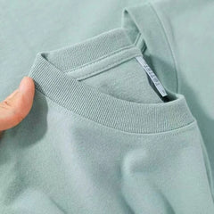 Threebooy 100% Cotton T-shirt Men Women Solid Color O Neck Short-sleeved Tops Summer Korean Loose Half-sleeve T Shirt Unisex M-4XL