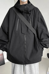 Threebooy Men Spring Jackets Men's Korean Style Clothes for Men Original Clothing Men's Coats Models 2024 Loose Fitting Harajuku Popular