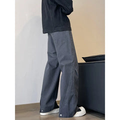 Threebooy Cansual pants mens Personalized pants Spring Men's Outdoor Sports Jogging Tactical Pants Cargo Pants Men wide leg Long Trousers